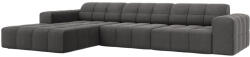 Cosmopolitan Design Sötétszürke bársony sarokkanapé Cosmopolitan Design Chicago 284 cm, bal (COS_LC_51_F1_CHICAGO6)