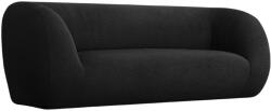 Cosmopolitan Design Fekete bouclé kétüléses kanapé Cosmopolitan Design Essen 210 cm (COS_2S_101_F1_ESSEN10)