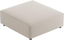Cosmopolitan Design Világos bézs bársony lábzsámoly Cosmopolitan Design Arendal 102 x 80 cm (COS_POUF_184_F1_ARENDAL1)