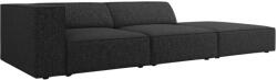 Cosmopolitan Design Fekete kárpitozott négyüléses kanapé Cosmopolitan Design Arendal 262 cm, jobb (COS_3SOR_140_F1_ARENDAL9)