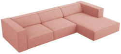 Cosmopolitan Design Rózsaszín kárpitozott sarokkanapé Cosmopolitan Design Arendal 284 cm, jobb (COS_RC_140_F1_ARENDAL4)