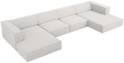 Cosmopolitan Design Világosszürke kárpitozott sarokkanapé "U" Cosmopolitan Design Arendal 364 cm (COS_U_140_F1_ARENDAL7)