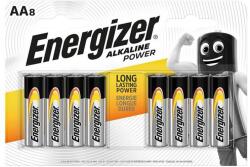 Energizer Elem, AA ceruza, 8 db, ENERGIZER "Alkaline Power (E300128001/NZAP6A05) - mystock