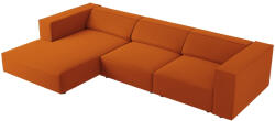 Cosmopolitan Design Narancssárga bársony sarokkanapé Cosmopolitan Design Arendal 284 cm, bal (COS_LC_184_F1_ARENDAL4)