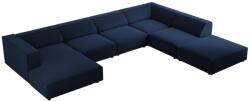 Cosmopolitan Design Royal Blue Velvet sarokkanapé "U" alakú Cosmopolitan Design Arendal 364 cm, jobb (COS_UR_184_F1_ARENDAL2)