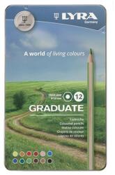 LYRA Színes ceruza LYRA Graduate hatszögletű fémdobozos 12 db/készlet (2871120) - mystock