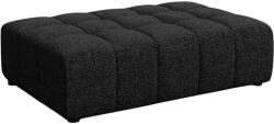 Cosmopolitan Design Fekete kárpitozott lábzsámoly Cosmopolitan Design Chicago 102 x 80 cm (COS_POUF_140_F1_CHICAGO7)