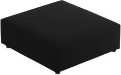 Cosmopolitan Design Fekete bársony lábzsámoly Cosmopolitan Design Arendal 102 x 80 cm (COS_POUF_184_F1_ARENDAL7)