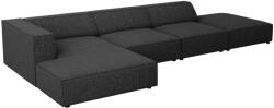 Cosmopolitan Design Fekete kárpitozott sarokkanapé Cosmopolitan Design Arendal 341 cm, bal (COS_LCO_140_F1_ARENDAL9)