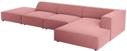 Cosmopolitan Design Rózsaszín bársony sarokkanapé Cosmopolitan Design Arendal 341 cm, jobb (COS_RCO_184_F1_ARENDAL9)