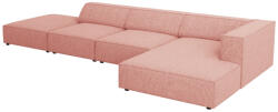 Cosmopolitan Design Rózsaszín kárpitozott sarokkanapé Cosmopolitan Design Arendal 341 cm, jobb (COS_RCO_140_F1_ARENDAL4)