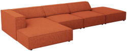Cosmopolitan Design Terrakotta piros kárpitozott sarokkanapé Cosmopolitan Design Arendal 341 cm, bal (COS_LCO_140_F1_ARENDAL3)