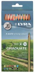 LYRA Színes ceruza LYRA Graduate hatszögletű 12 db/készlet (2871121) - mystock