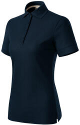 MALFINI 235 Prime galléros női póló tengerészkék színben (GOTS) (2350217)