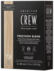 American Crew PRECISION BLEND HAJFESTÉK 3*40ml Light 7/8