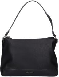 David Jones fekete erezett műbőr női válltáska cm7013