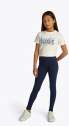 Tommy Hilfiger gyerek pamut legging sötétkék, sima, KG0KG08421 - sötétkék 164