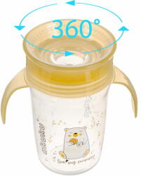 AKUKU itatópohár csöpögésmentes 240 ml 360 fok I love my