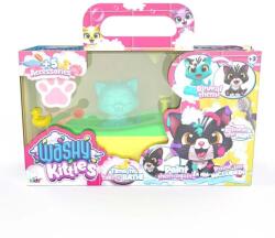 YuMe Washy Friends: Pisici de baie Color Reveal cu cadă și accesorii - Cirmi (K02WFK04-2) Figurina