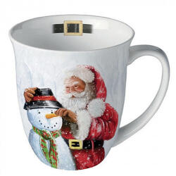 Ambiente Santa and snowman porcelánbögre 0, 4l (38418020)