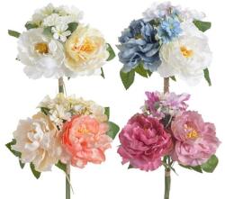  Buchet bujori si hortensie din flori artificiale (3821)