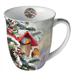 Ambiente House with robins porcelánbögre 0, 4l (38419100)