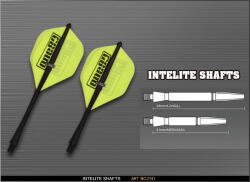 One 80 Dart szár INTELITE medium fekete ONE80 (Készlet erejéig)
