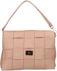 Karen 2410 drapp rostbőr nagyobb női válltáska