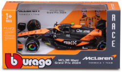 Bburago 1/43 F1 versenyautó - McLaren Racing MCL38 (2024)