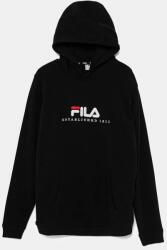 Fila gyerek felső LODDIN fekete, nyomott mintás, kapucnis, FAT0624 - fekete 170-176