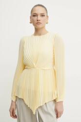 TWINSET felső sárga, női, sima, 251TP2333 - sárga 36