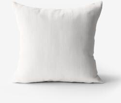 Goldea față de pernă cu amestec de in - alb 30 x 50 cm