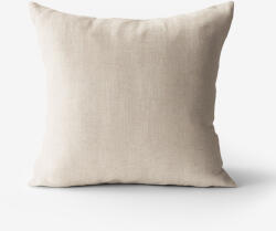 Goldea față de pernă cu amestec de in - bej natural 50 x 70 cm