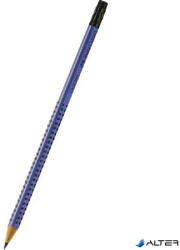 Faber-Castell Grafitceruza, B, háromszögletű, radírral, FABER-CASTELL "Grip 2001", kék (217251) - alter