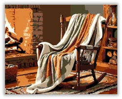  Kandalló Melletti Melegség - számfestő készlet