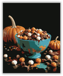  Halloween édesség kavalkád - számfestő készlet