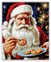  Kekszes Télapó Meséje - számfestő készlet