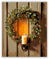  Gyertyafénykoszorú Harmóniája - számfestő készlet