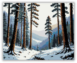  Havas Fenyőerdő Harmóniája - számfestő készlet