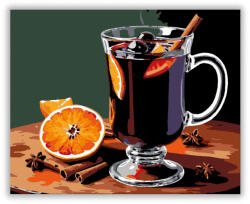  Téli Fűszeres Áhítat - számfestő készlet