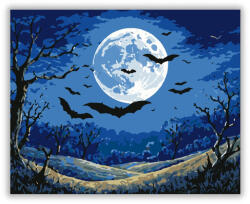  Denevérek telihold alatt - számfestő készlet