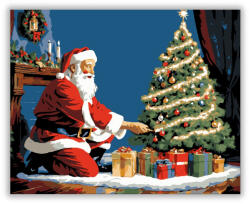  Télapó Ünnepi Pillanata - számfestő készlet