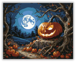  Holdfényes Halloween - számfestő készlet
