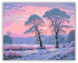  Téli Alkonyi Nyugalom - számfestő készlet