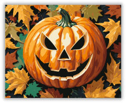  Őszi Tökfej - számfestő készlet