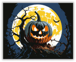  Teliholdas töklámpás éjszakája - számfestő készlet