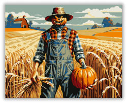  Őszi Aratás Madárijesztővel - számfestő készlet