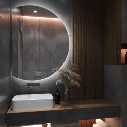 Daramio Kerek tükör LED világítással E6 30x80 cm