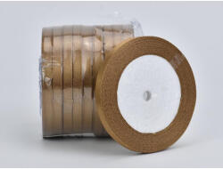  Mogyoró szatén szalag 6mm 10 tekercs - OKOSÁR! - csinaldmagadshop