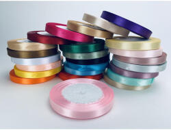  Rózsaszín szatén szalag 1cm x 22méter - csinaldmagadshop